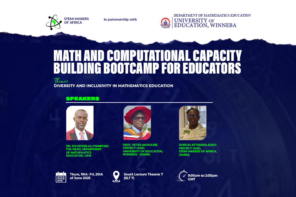 Math computational bootcamp training sponsored by Elsevier Award