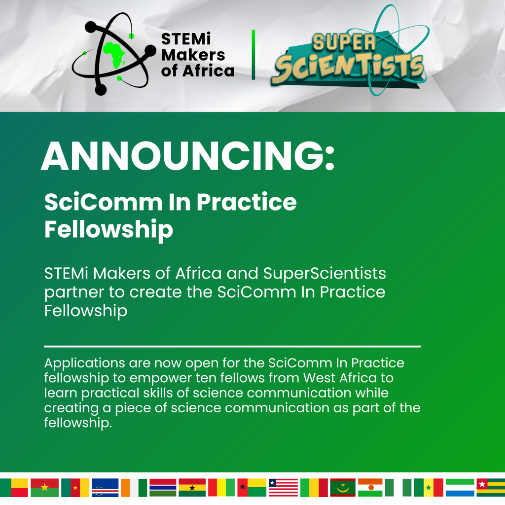 Announcing the SciComm in Practice Fellowship for young Scientists in West Africa